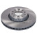 Brake disc 184699 FEBI