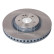 Brake disc 184761 FEBI