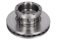 Brake disc 185412 FEBI