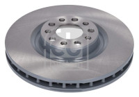 Brake disc 186033 FEBI