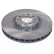 Brake disc 186033 FEBI