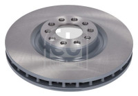 Brake disc 186033 FEBI