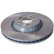 Brake disc 186164 FEBI
