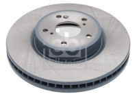 Brake disc 186171 FEBI