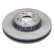 Brake disc 186171 FEBI