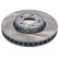 Brake disc 186182 FEBI