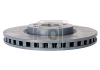 Brake disc 186350 FEBI