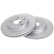 Brake disc 18792 ABS