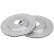Brake disc 18823 ABS