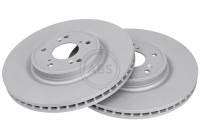 Brake disc 18837 ABS