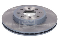 Brake disc 188760 FEBI