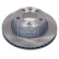 Brake disc 188791 FEBI