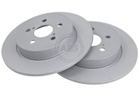 Brake disc 18904 ABS