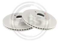 Brake disc 18943 ABS
