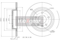 Brake Disc 19-2331MAX Maxgear