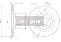 Brake Disc 19-2364MAX Maxgear