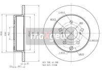 Brake Disc 19-2466MAX Maxgear