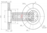 Brake Disc 19-2503 Maxgear