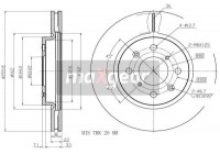 Brake Disc 19-3200MAX Maxgear