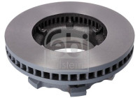 Brake disc 192691 FEBI