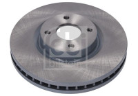 Brake disc 192733 FEBI