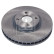 Brake disc 192733 FEBI