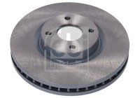 Brake disc 192733 FEBI