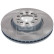 Brake disc 192744 FEBI