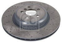 Brake disc 193335 FEBI