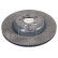 Brake disc 193335 FEBI