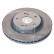 Brake disc 194615 FEBI