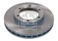 Brake disc 194873 FEBI