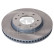 Brake disc 194878 FEBI