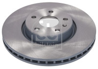 Brake disc 196213 FEBI