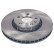 Brake disc 196213 FEBI