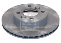 Brake disc 196474 FEBI
