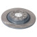 Brake disc 196887 FEBI