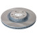 Brake disc 196888 FEBI