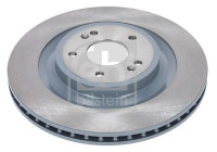 Brake disc 196890 FEBI