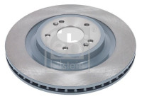 Brake disc 196890 FEBI