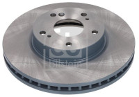 Brake disc 196935 FEBI
