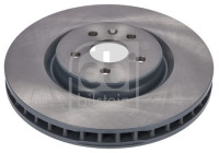Brake disc 196937 FEBI