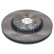 Brake disc 198760 FEBI
