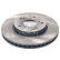 Brake disc 198761 FEBI