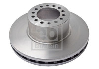 Brake disc 21155 FEBI