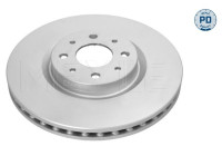Brake disc 215 521 0054/PD Meyle