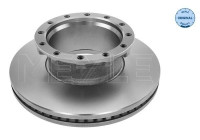 Brake disc 235 521 0003 Meyle