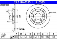 Brake Disc 24.0110-0383.1 ATE