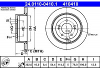 Brake Disc 24.0110-0410.1 ATE