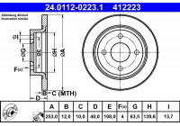 Brake Disc 24.0112-0223.1 ATE